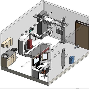 14 X-Ray Fluoroscopy Room (Revit families) 