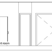 19 Single-Bed Patient room (Revit families) 