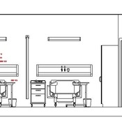 21 Double-Bed Patient room (Revit families) 