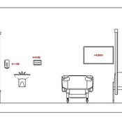 21 Double-Bed Patient room (Revit families) 