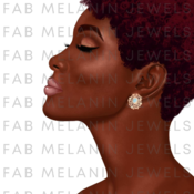 Diva 13 | Diva Head Canvas | Diva Head Wreath | Diva Pictures | Black Woman Art Print