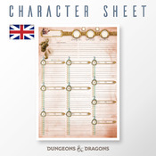 Fully customizable Dungeons and Dragons Character Sheet.