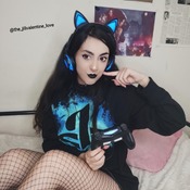 Goth gamer girl