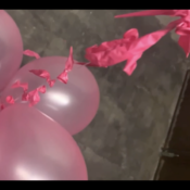 HEELS VS PINK BALLONS