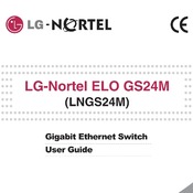Manual do Switch LG-Nortel model GS24M