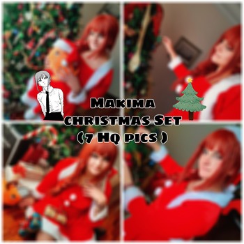 Makima Christmas Set (7 HQ pics)