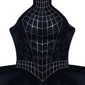 Spider-Man 3 Symbiote Pattern (Clean Version) (No spider logos)