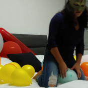 Balloons pop!