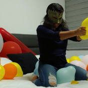 Balloons pop!