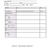 Detailed Food Intake Log