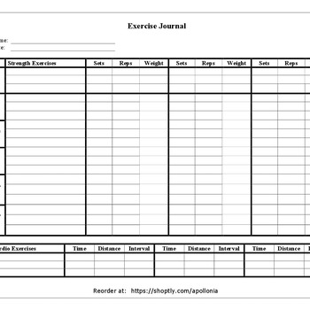 Exercise Journal Tracker