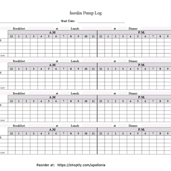 Insulin Pump Log