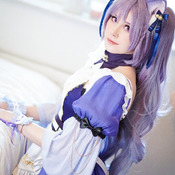 Keqing Maid Cosplay HD Photoset ♥