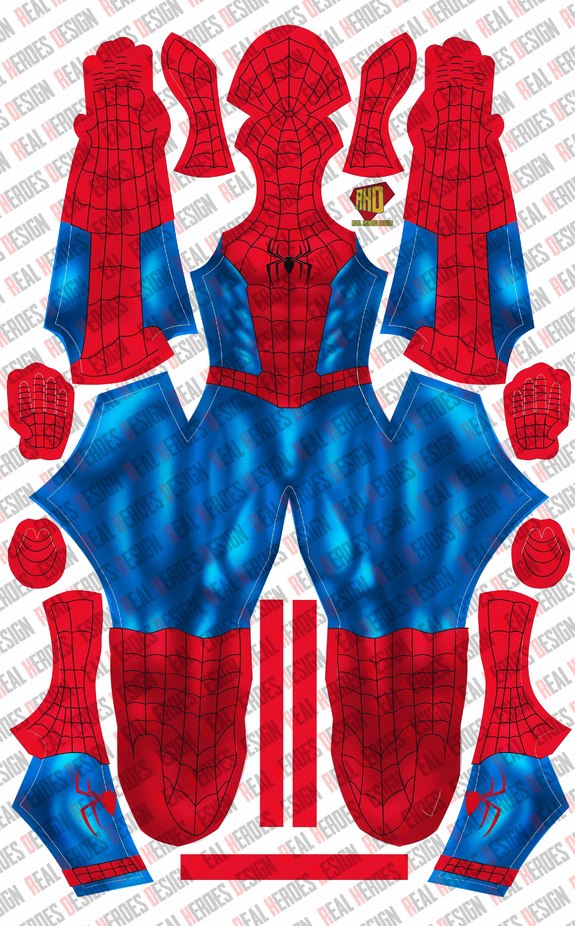 Spider-Man No Way Home Final Scene Suit Pattern V2B - realheroesdesign ...