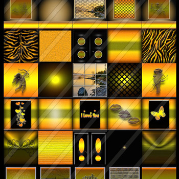 yellow collection 30 textures for imvu rooms