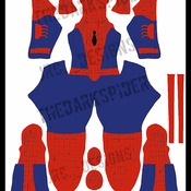 Japanese Spider-Man suit pattern
