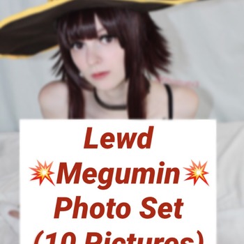 Lewd Megumin Photo Set (10 Pictures)