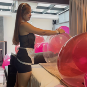 Maid cleaning a looner s hotel room