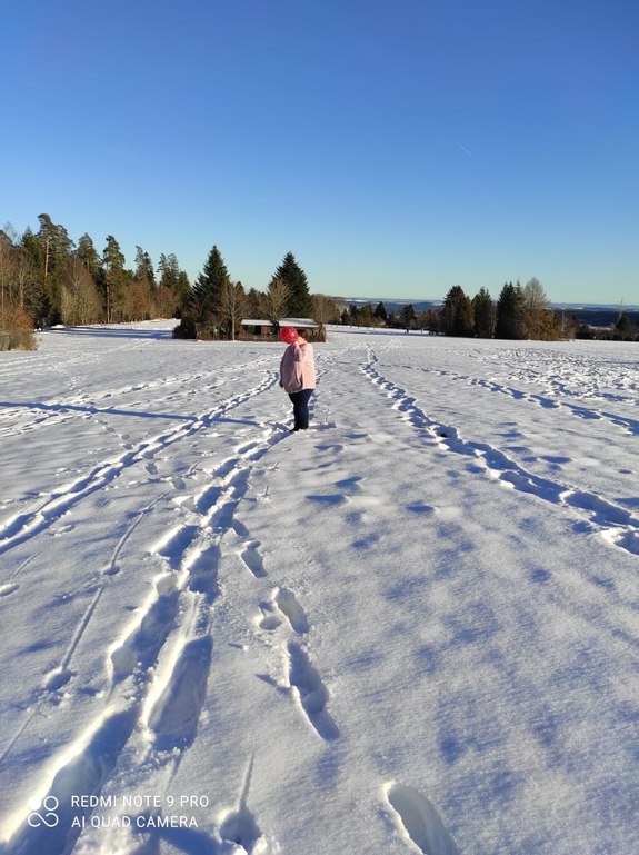 Schnee und Ballons Komplett 8 Fotoalbum