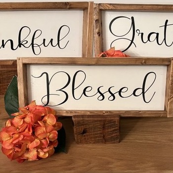 Thankful, Grateful, Blessed Set