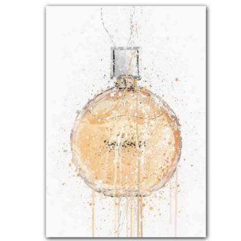 free shipping free shipping yellow perfume bottle home wall decoration