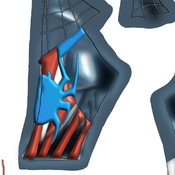 Miles morales Captain America suit pattern