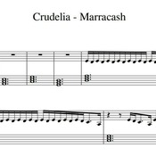 Spartito di "Crudelia - Marracash" per pianoforte