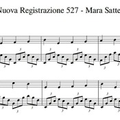 Spartito di "Nuova Registrazione 527 - Mara Sattei" per pianoforte