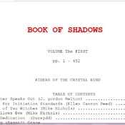 BOOK OF SHADOWS