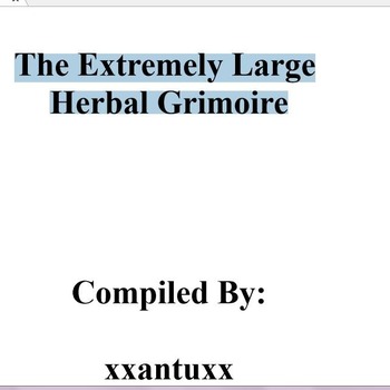 The Extremely Large Herbal Grimoire