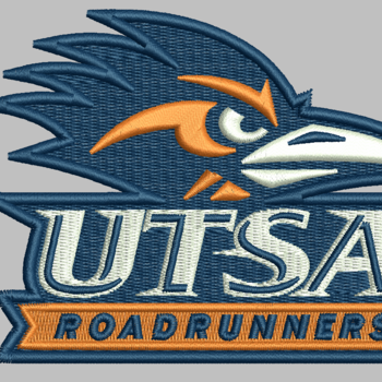 UTSA Roadrunner Embroidery Designs 3 Sizes 9 Available Formats