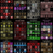 twelve new packages with 360 piece textures for imvu on offer