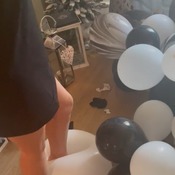 Sam popping more balloons