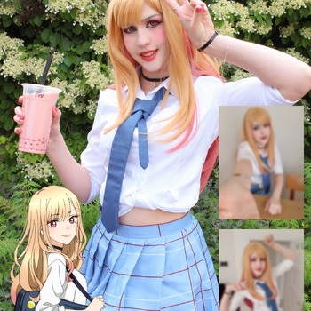 Marin Kitagawa School uniform HD & Selfies