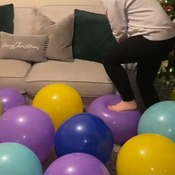 Kara pops massive balloons part 1 of 3