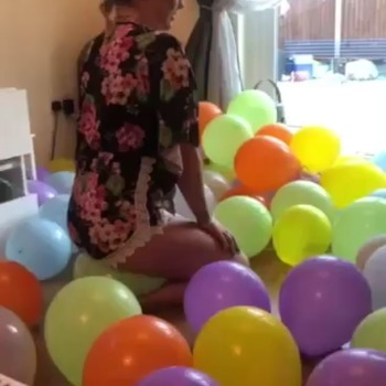 Sam mass popping balloons again part 1