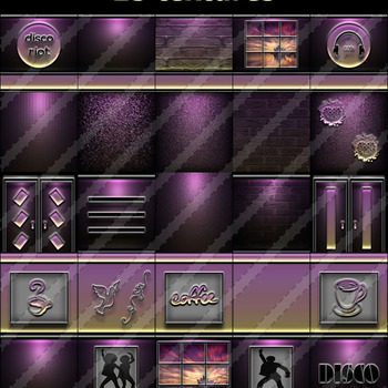 purple collection pd 25 textures for imvu