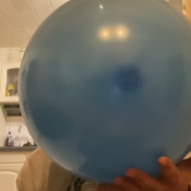 Stella: Blow to pop blue balloon
