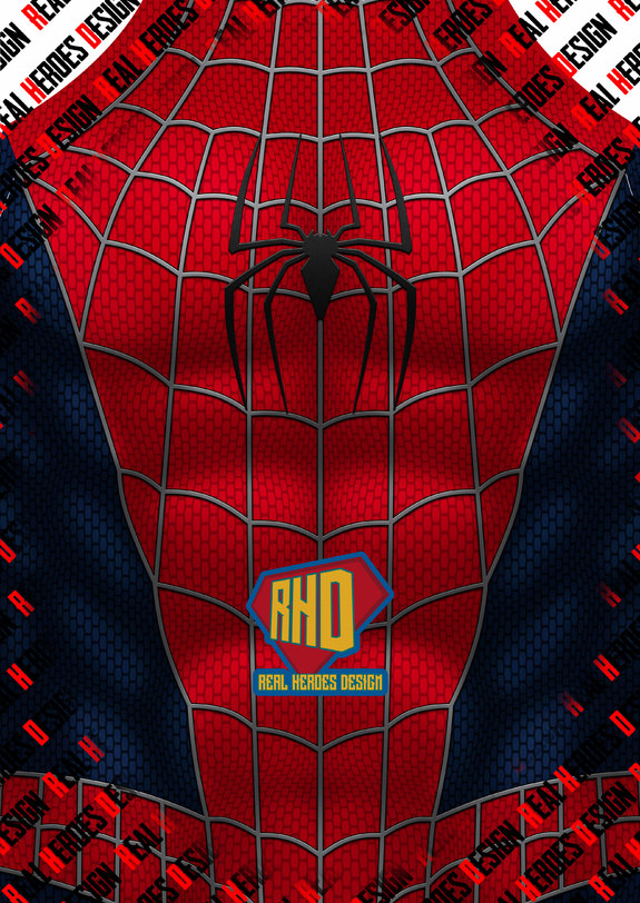 Sam Raimi Spider Man Pattern Spider-Man 1 Raimi Cosplay Pattern V4 - Real Heroes Design. Dye ...