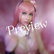 Luka Megurine 10th Anniversary Lingerie set