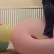 Charl bursting biggest balloon