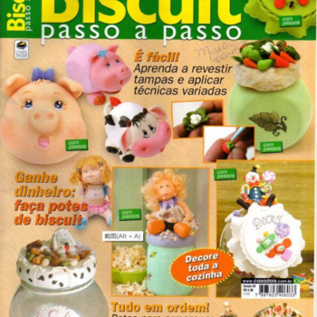 an old magazine in Spainish  in polymer clay sculpting skills
