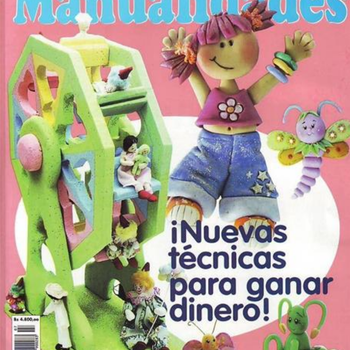an old version magazine in Spainish in Polymer art