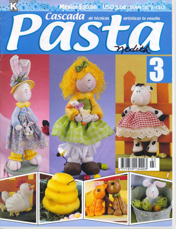 old version magazine in Spainsh on how to make dolls