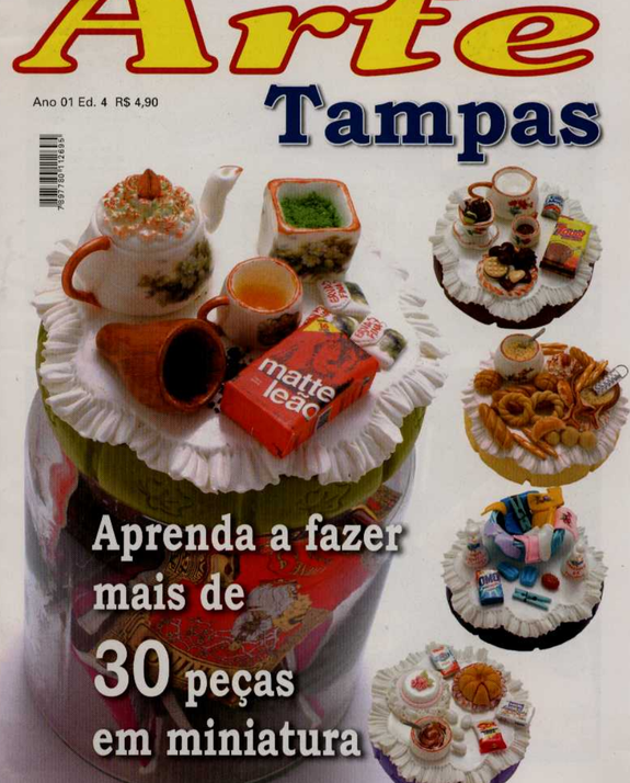 tampas miniatures with polymer clay--so cute