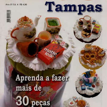 tampas miniatures with polymer clay--so cute