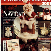 the miniatures of Christmas father and wedding items by polymer clay