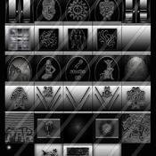 dark and silver collection 30 textures for imvu