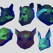 10 papercraft animal masks