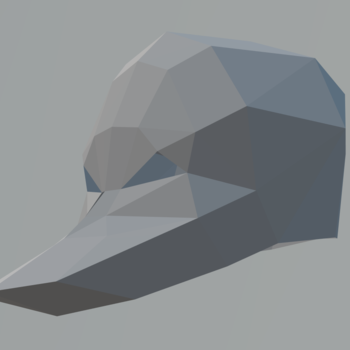 duck papercraft mask